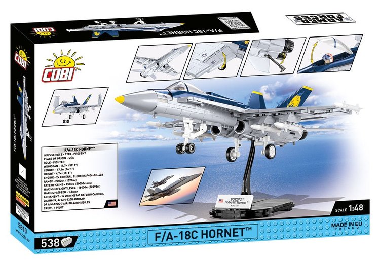 COBI-5810 COBI F/A-18C Hornet Fighter Jet: Set #5810