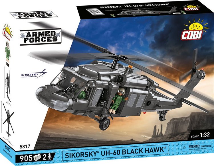 COBI-5817 COBI Sikorsky UH-60 Black Hawk Helicopter: Set #5817