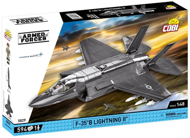 COBI-5829 COBI F-35B Lightning II (USAF) Fighter Jet: Set #5829