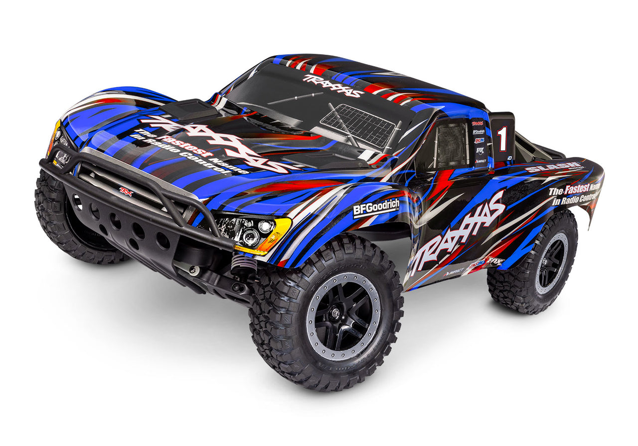 58334-4BLUE Traxxas 1/10 Slash 2WD, BL-2s HD Brushless, Clipless - Blue