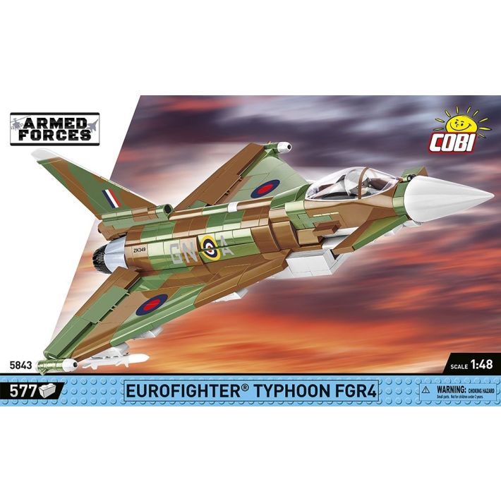 COBI-5843 COBI 577 PCS ARMED FORCES /5843/ EUROFIGHTER TYPHOON FGR4