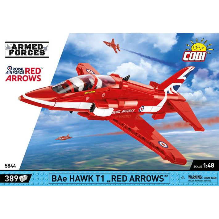 COBI-5844 COBI 389 PCS ARMED FORCES /5844/ BAE HAWK T1 RED ARROWS