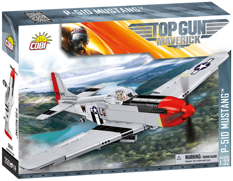 COBI-5846 COBI TOP GUN P-51D Mustang Fighter, version 2 : ensemble #5846