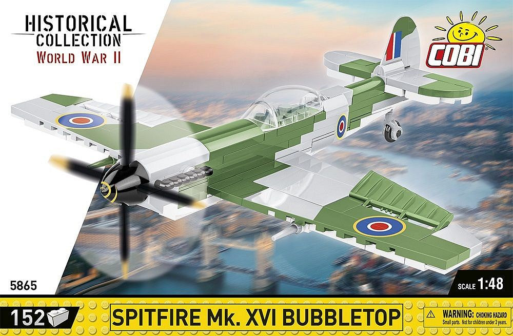 COBI-5865 COBI 152 PCS HC WWII /5865/ SUPERMARINE SPITFIRE MK.X