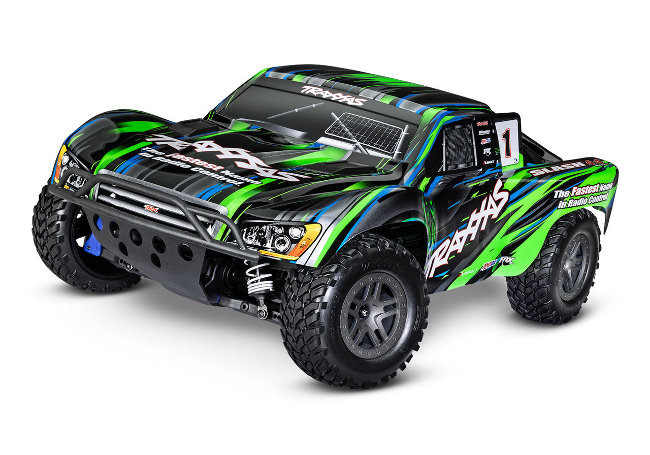 68154-4GREEN Traxxas Slash 1/10 4X4 BL-2sBrushless Short Course Truck RTR-Grn FREE(100$ VALUE) 2985-2S TRAXXAS BATTERY/CHARGER COMPLETER PACK (INCLUDES #2985 & #2827X)