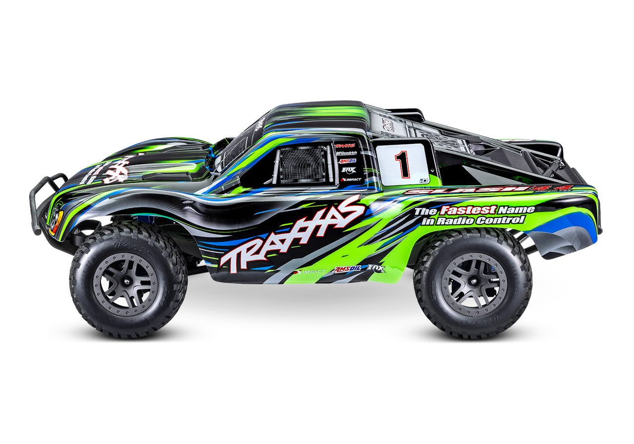 68154-4GREEN Traxxas Slash 1/10 4X4 BL-2sBrushless Short Course Truck RTR-Grn FREE(100$ VALUE) 2985-2S TRAXXAS BATTERY/CHARGER COMPLETER PACK (INCLUDES #2985 & #2827X)