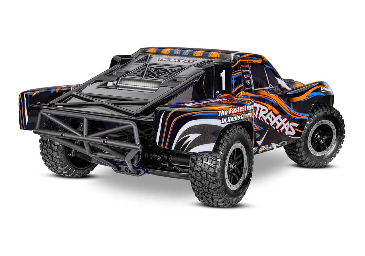 68386-4ORANGE Traxxas Slash 4X4 1/10 Scale VXL Extreme HD - Orange