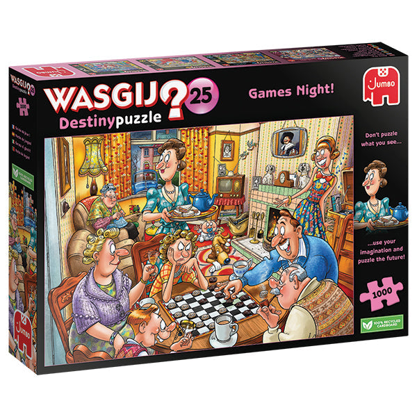 Wasgij – Soirée jeux ! Puzzle de 1000 pièces