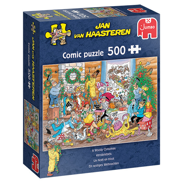 Puzzle de 500 pièces Un Noël en laine