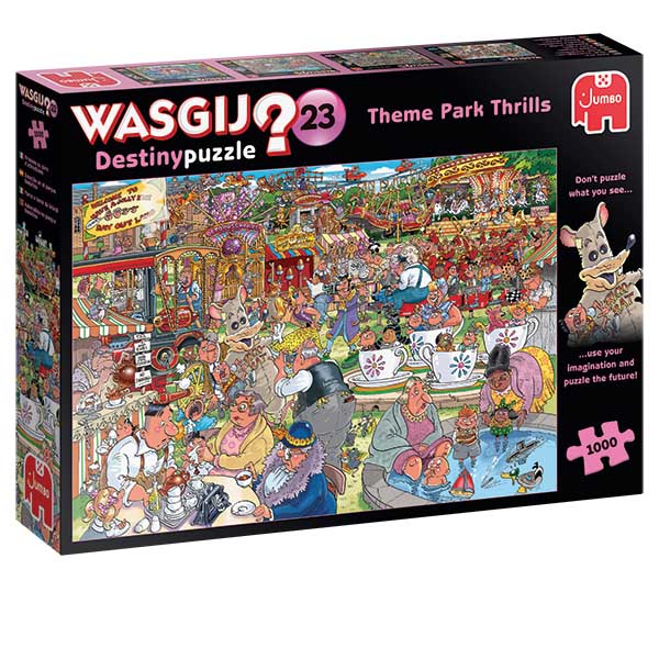 Wasgij - Puzzle 1000 pièces à sensations fortes dans un parc à thème