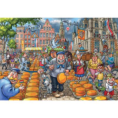 Wasgij - Le marché s'effondre ! Puzzle de 1000 pièces