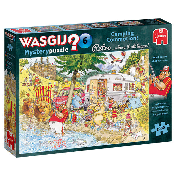 Wasgij - Camping Commotion! Puzzle de 1000 pièces