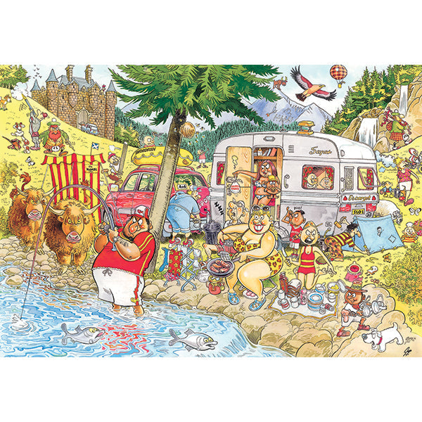 Wasgij - Camping Commotion! Puzzle de 1000 pièces