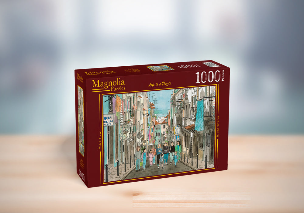 Walk in Lisbon 1000-Piece Puzzle