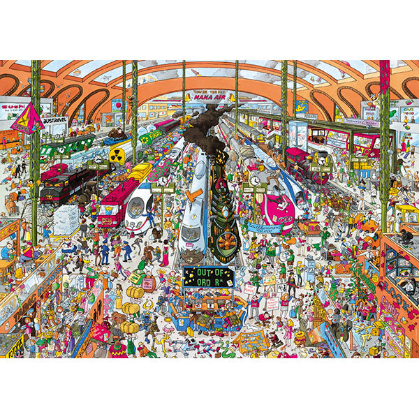 Train Station 2000-Piece Puzzle