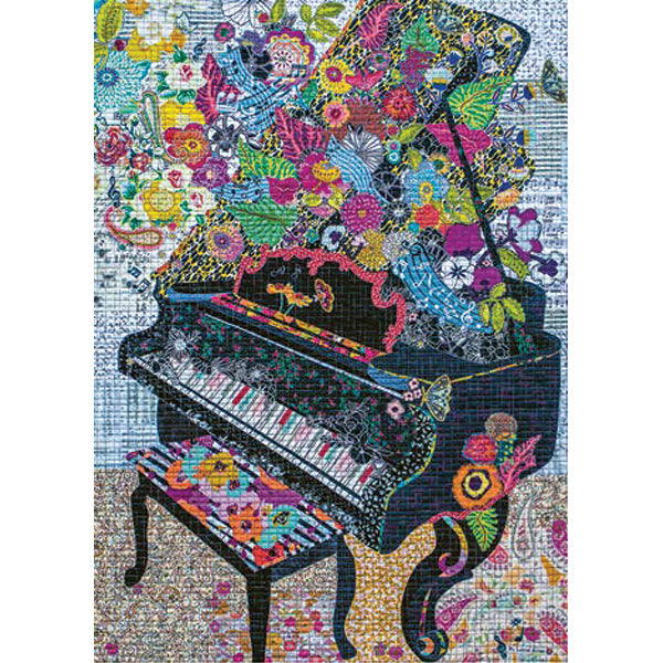 Piano, Quilt Art 1000-Piece Puzzle