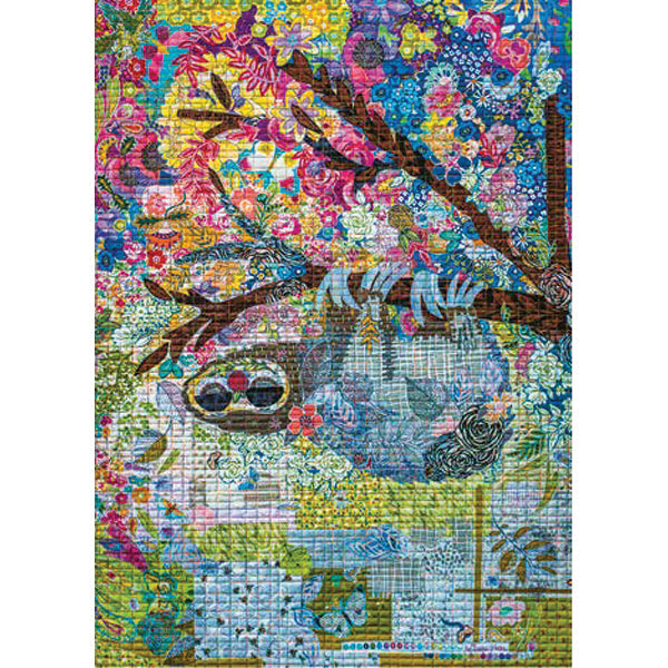 Sloth, Quilt Art 1000-Piece Puzzle