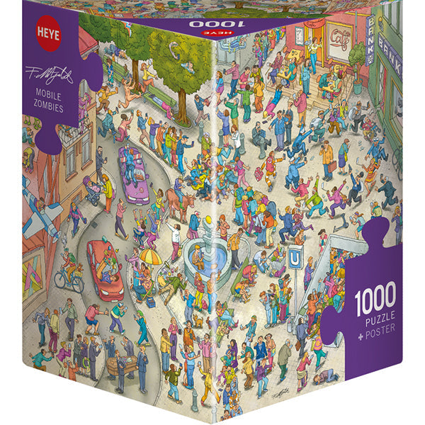 Mobile Zombies 1000-Piece Puzzle