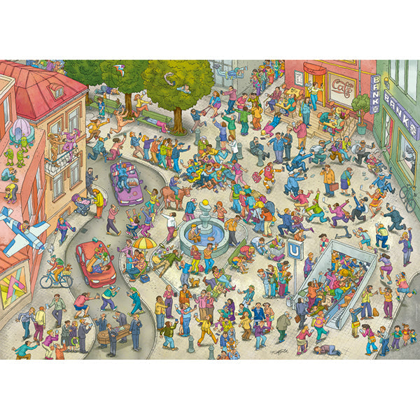 Mobile Zombies 1000-Piece Puzzle