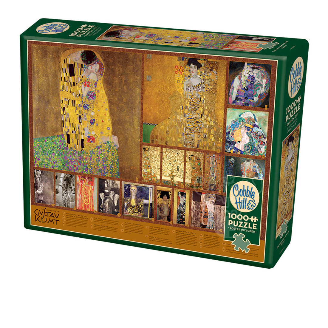 The Golden Age of Klimt 1000-Piece Puzzle OLD BOX