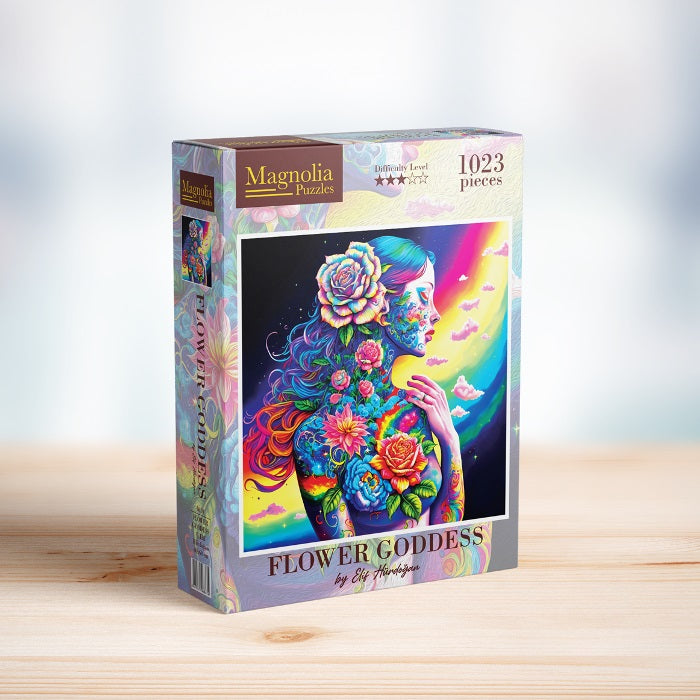 Flower Goddess 1023 - Piece Puzzle