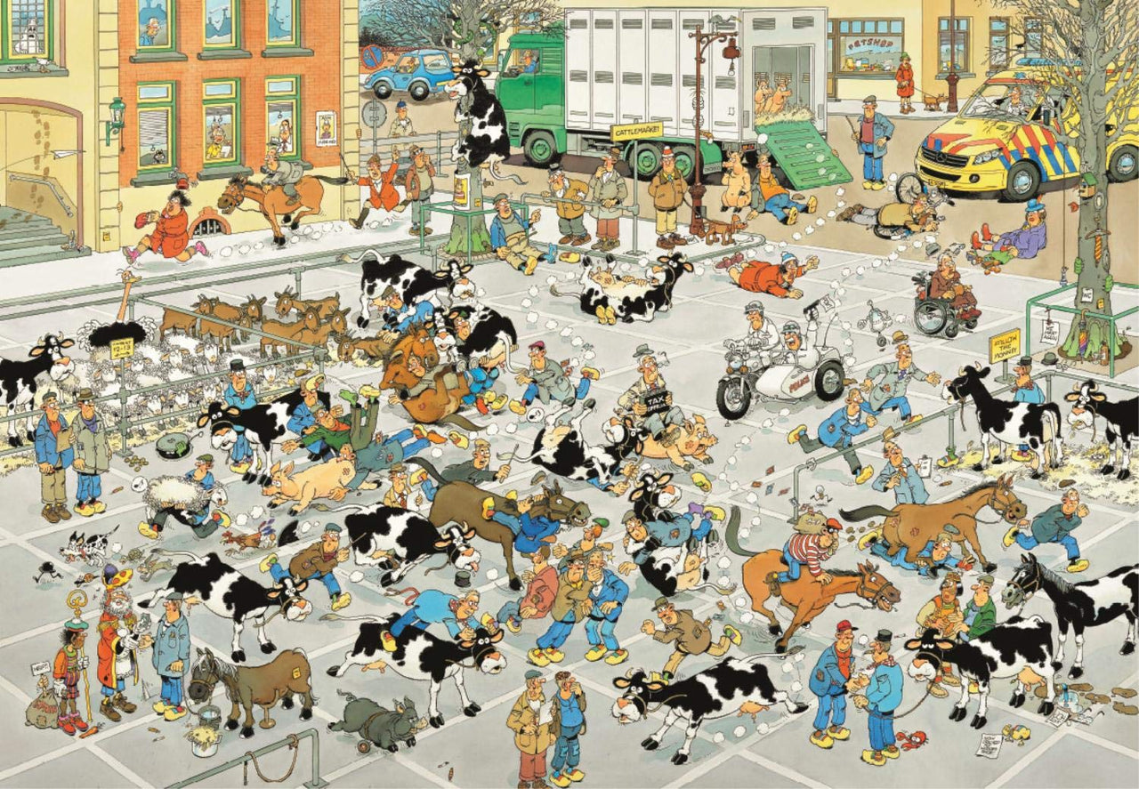 The Cattle Market 2000-Piece Puzzle