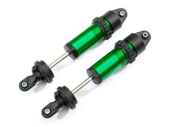 Amortiguadores Traxxas 8961G, GT-Maxx, aluminio (anodizado en verde) 