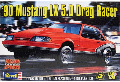 900-854195 1:25 1990 MUSTANG LX 5.0 DRAG RACER