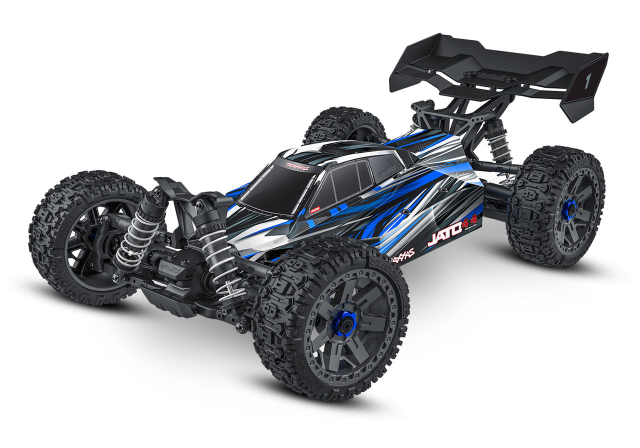 90154-4BLUE Traxxas Jato 4x4 Brushless BL-2S with clipless body - Blue