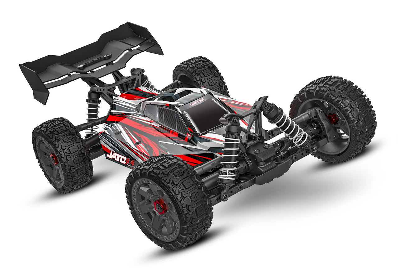 90154-4RED Traxxas Jato 4x4 Brushless BL-2S with clipless body - Red