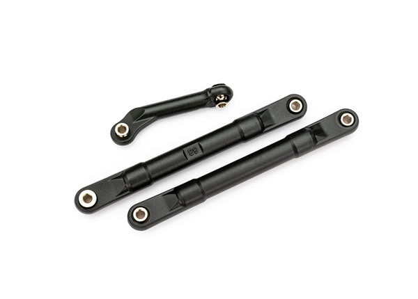 9027 Traxxas Toe links, molded composite, 98mm (black) (2)