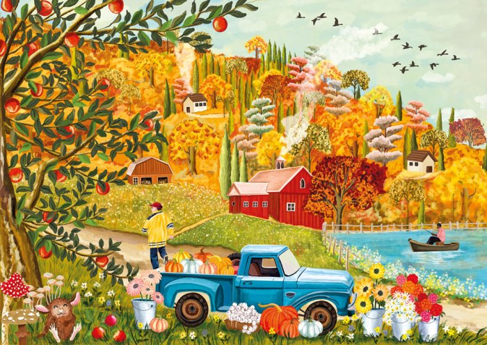 Autumn Scene 1000-Piece Puzzle