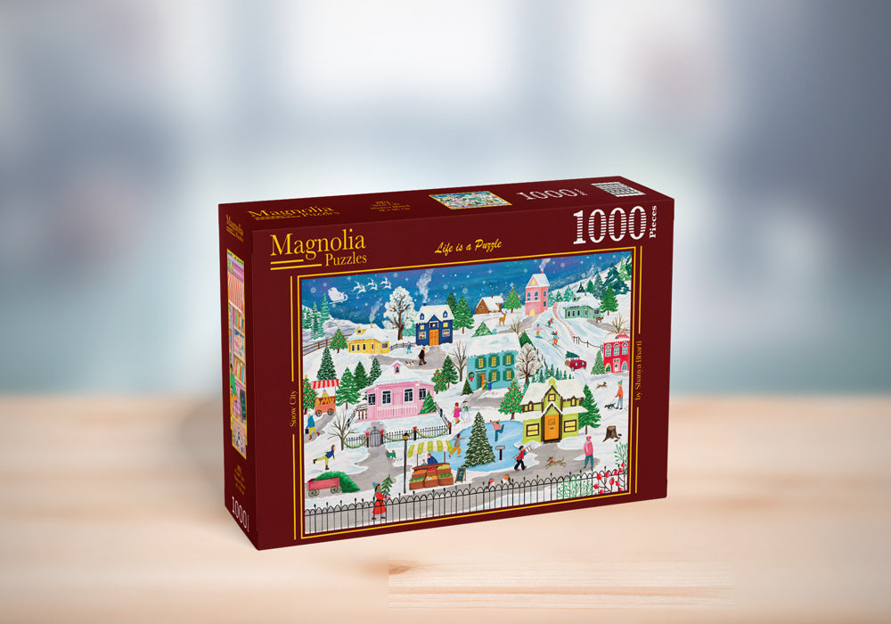 Snow City 1000-Piece Puzzle