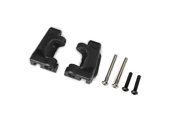 9136 Traxxas Caster blocks, extreme heavy duty, black(2)(#9180/9181)