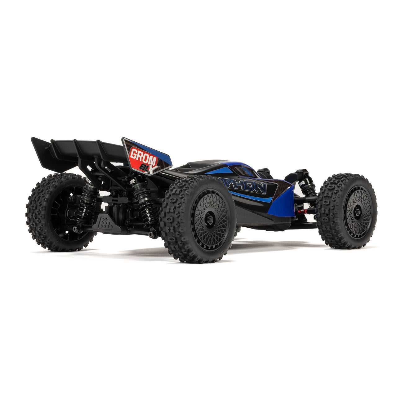 ARA2306ST2 TYPHON GROM 223S BLX Brushless 4X4 Small Scale Buggy RTR with Battery & Charger, Blue