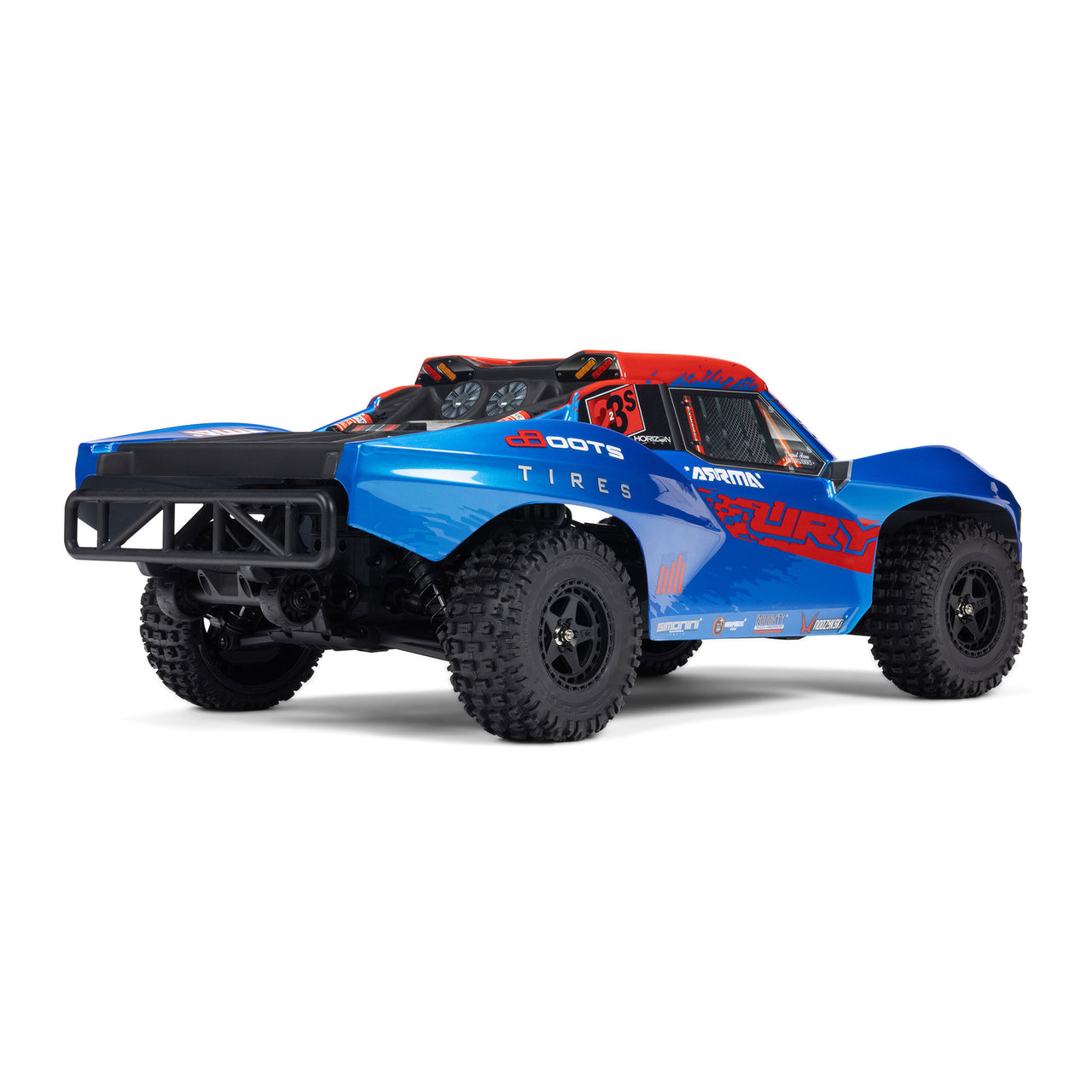 ARA3521T1 1/10 FURY 2wd 223S BLX Brushless Short Course Truck RTR avec DSC, Bleu 