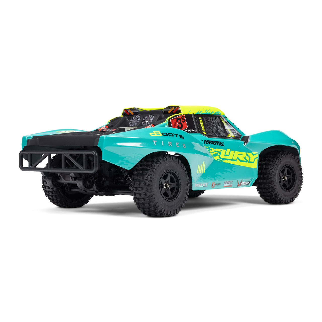 ARA3521T2 1/10 FURY 2wd 223S BLX Brushless Short Course Truck RTR avec DSC, Vert 