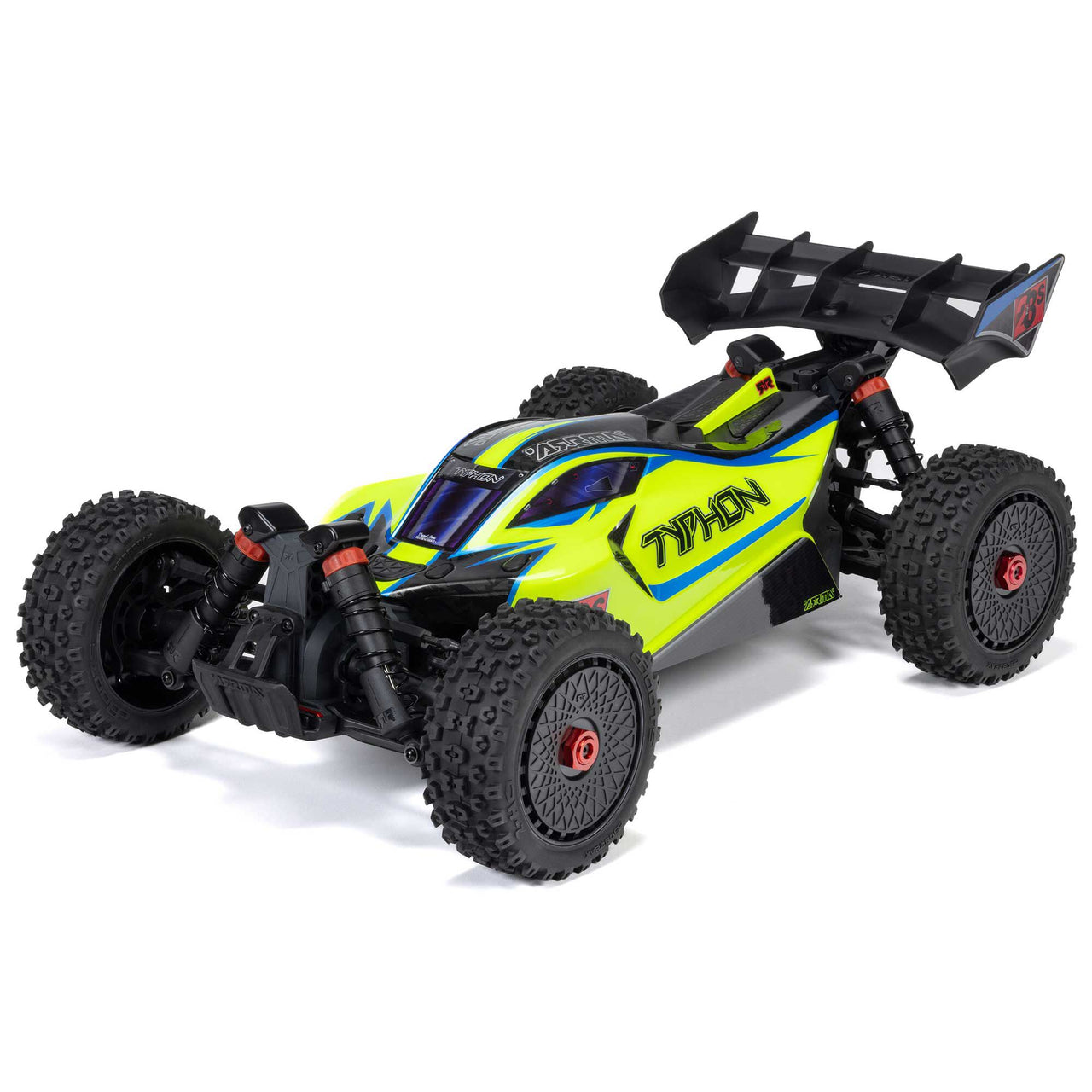 ARA4306V4T2 1/8 TYPHON 223S BLX Brushless 4X4 Buggy RTR with DSC, Yellow [ETA : 27/11]