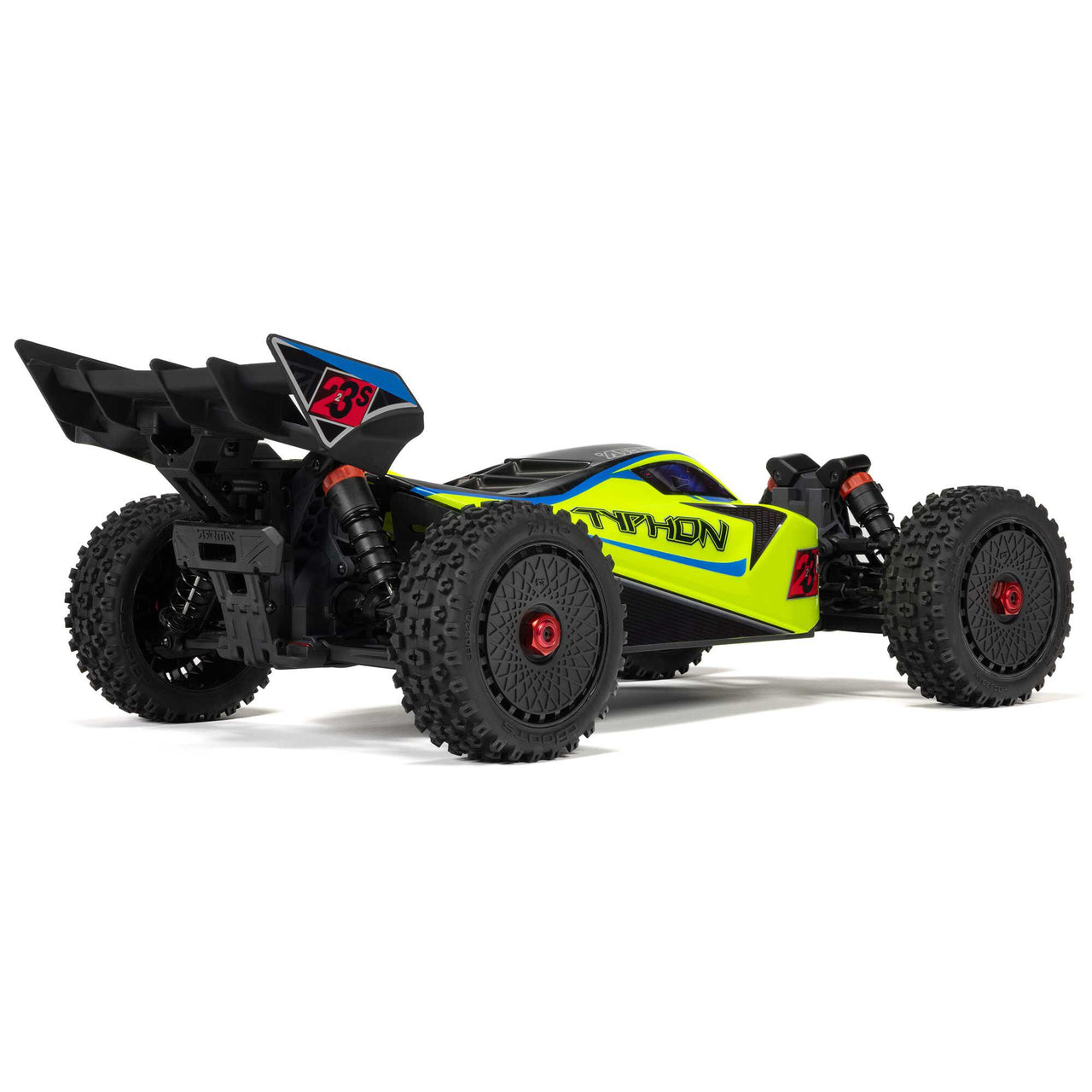 ARA4306V4T2 1/8 TYPHON 223S BLX Brushless 4X4 Buggy RTR with DSC, Yellow [ETA : 27/11]