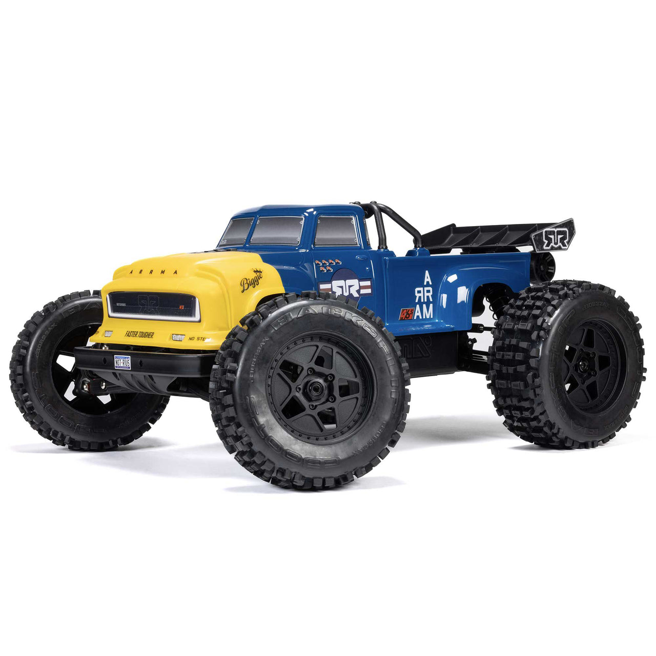 ARA8611V6T2 1/8 NOTORIOUS 6S V6 4X4 BLX Brushless Stunt Truck RTR, Blue