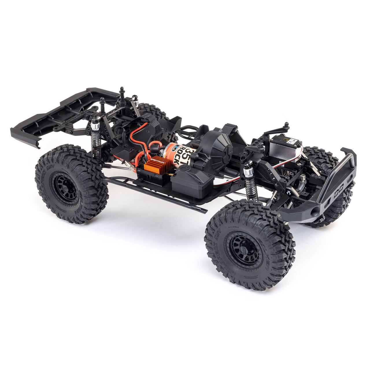 AXI-1375T1 1/10 SCX10 III Base Camp 4X4 Rock Crawler Brushed RTR, White