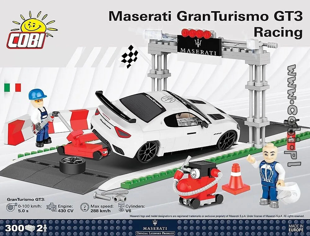 COBI-24567 COBI 300 PIÈCES 'MASERATI /24567/ MASERATI GRAN TURISMO GT3