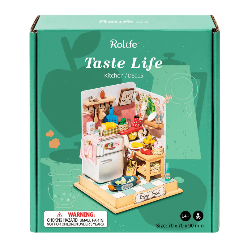 DS015 Rolife Taste Life DIY Miniature Doll House Kitchen