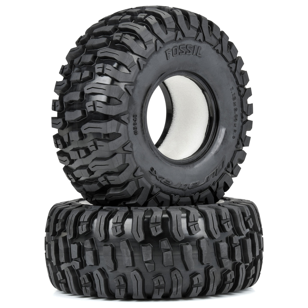 DTX5648 1/6 Fossil Front/Rear 2.9" Crawler Tires (2): SCX6