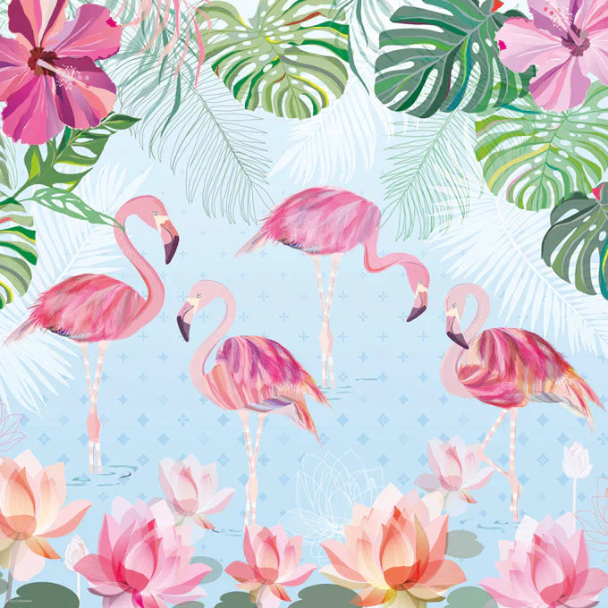 Flamingos & Lilies 1000-Piece Puzzle