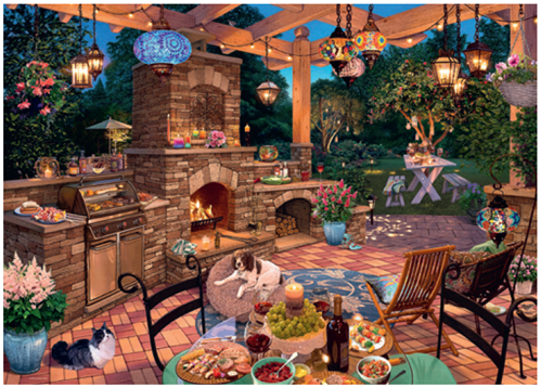 Garden Kitchen 1000-Piece Puzzle