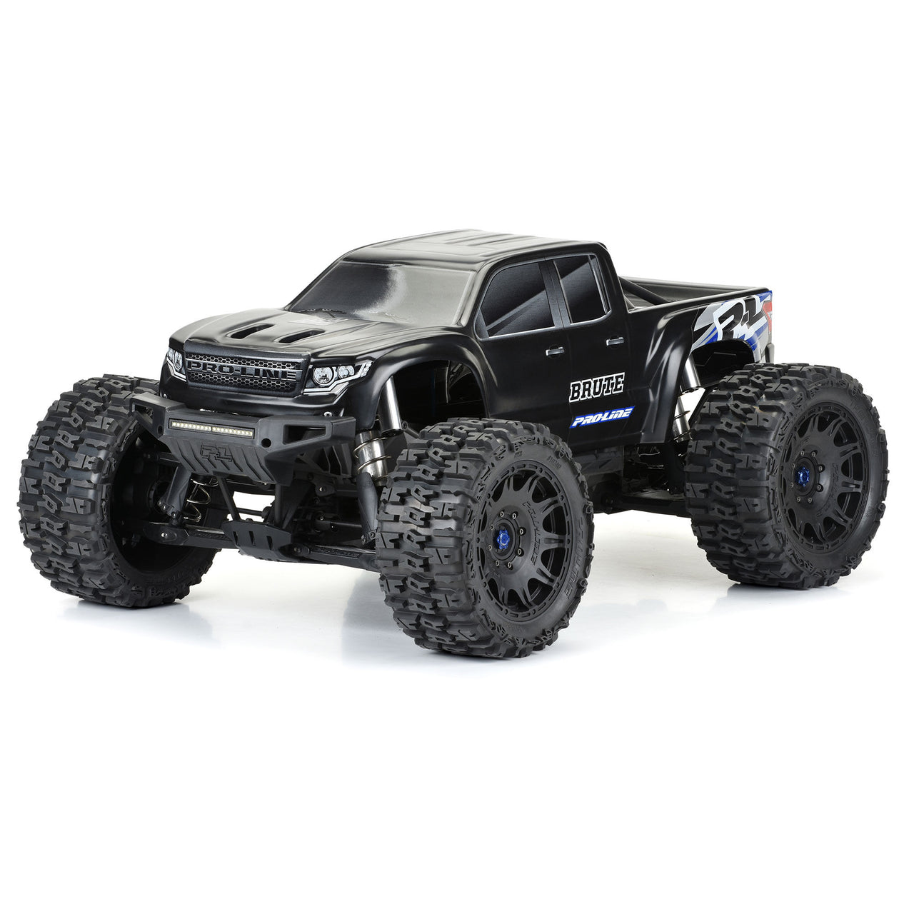 PRO351318 1/5 Pre-Cut Brute Bash Armor Black Body: X-MAXX