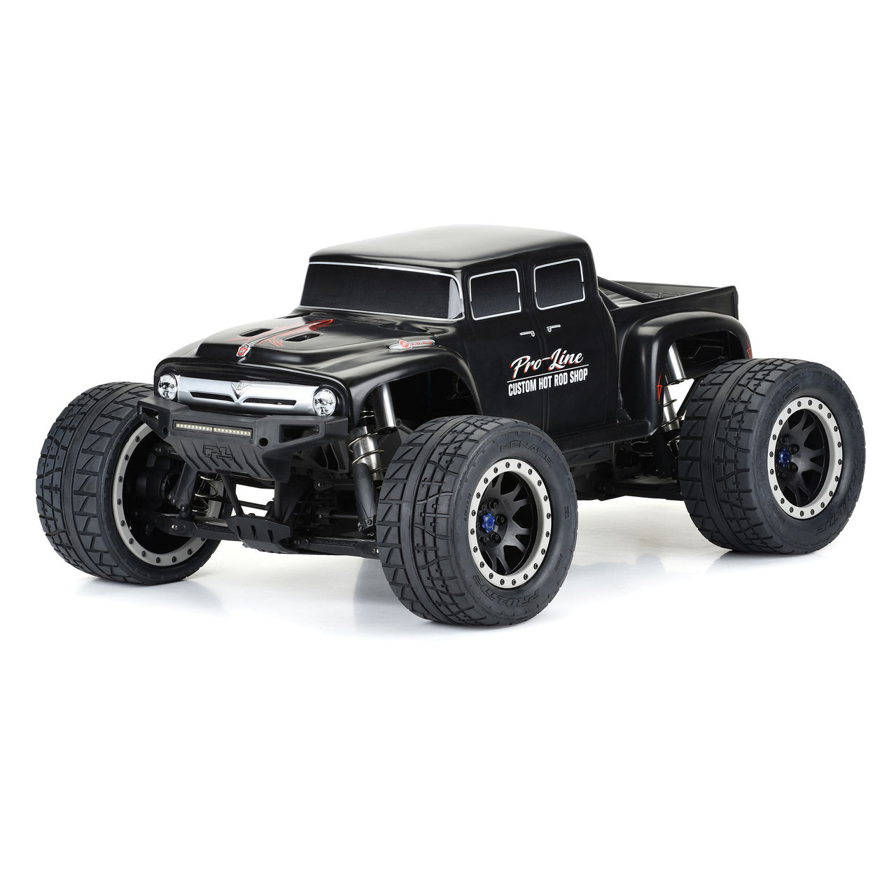 PRO361018 1/5 Pre-Cut Ford F-100 Bash Armor Black Body: X-MAXX