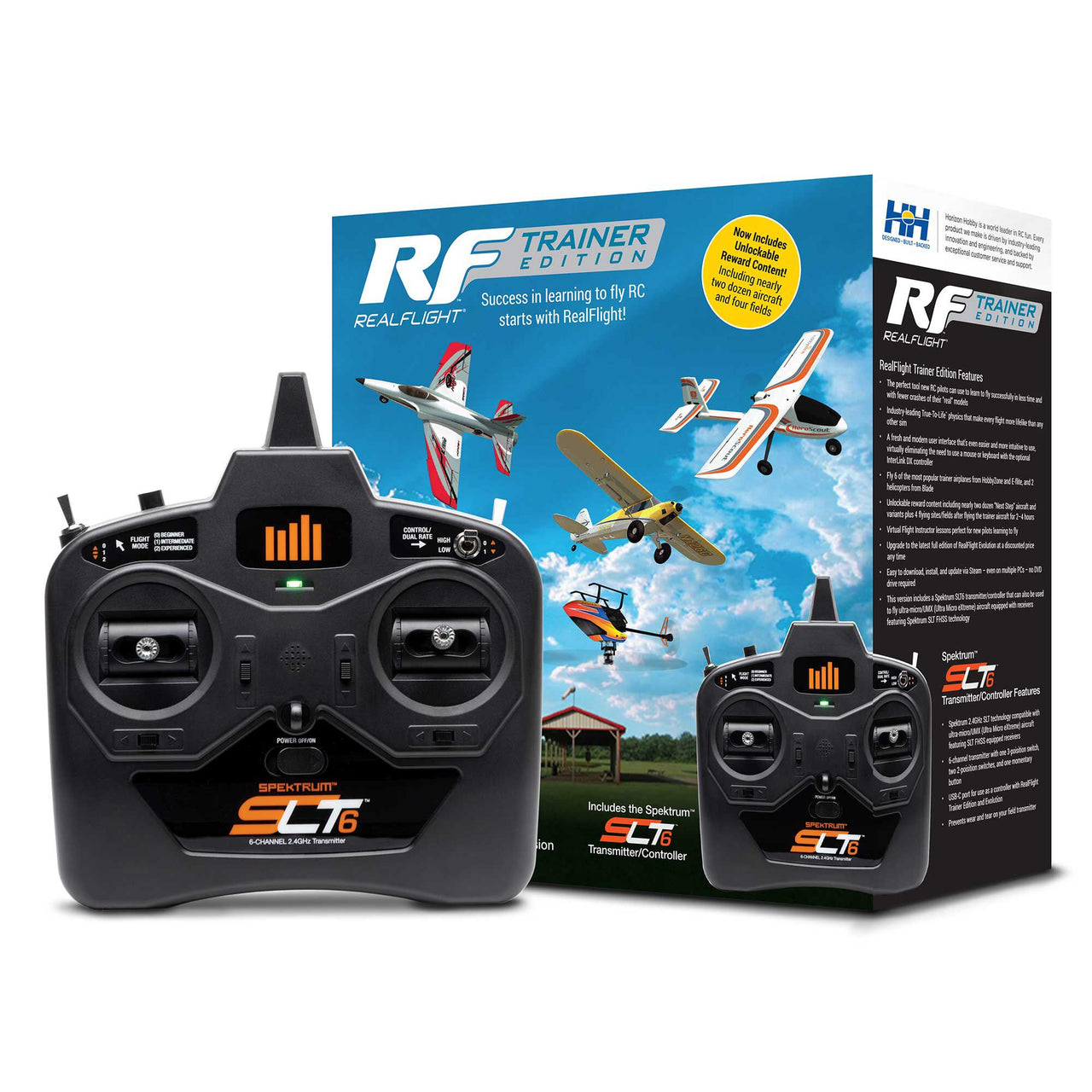 RFL-1211 RealFlight Trainer Edition RC Flight Simulator with SLT6 Transmitter/Controller