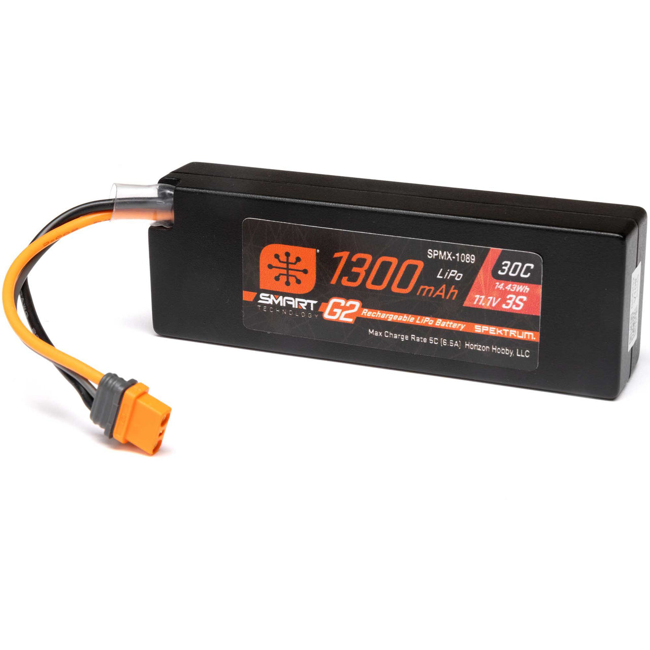 Batterie LiPo intelligente G2 SPMX-1089 11,1 V 1 300 mAh 3S 30 C : IC2 